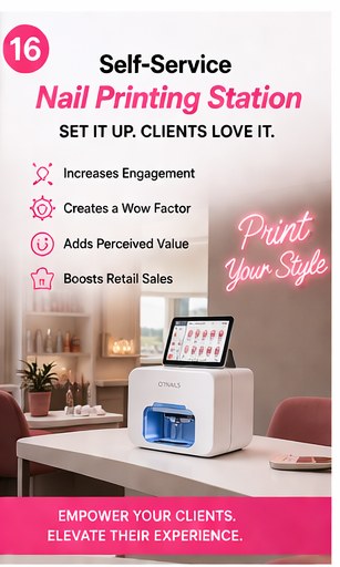 Nail printer running-cost breakdown for salons over a year