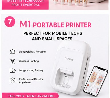 NailPrinter.ca — O'2Nails V11 vs X11 mobile salon comparison