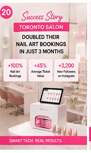 Toronto salon doubled their nail art bookings in 3 months