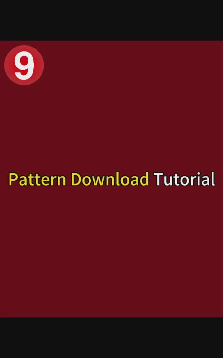 Tutorial 9: pattern download with a code