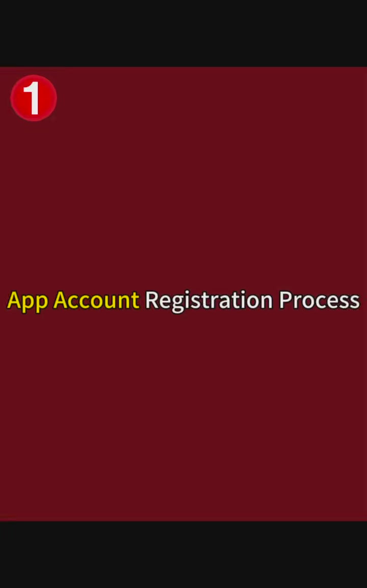 Tutorial 1: app account registration