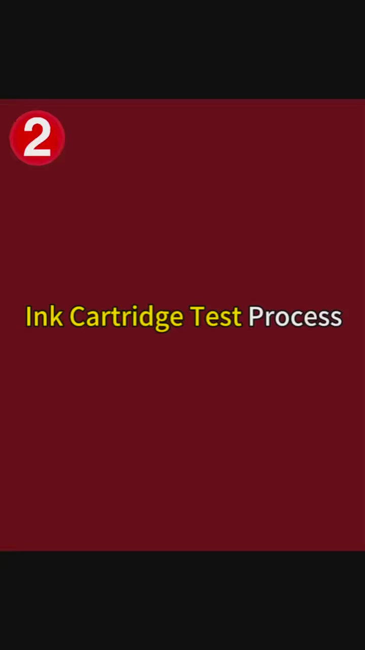 Tutorial 2: ink cartridge test